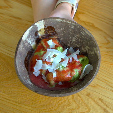 Matcha-Kokos-Eis aus dem Ninja Creami