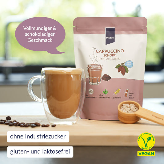 Cappuccino Schoko mit Haferdrink