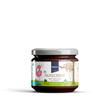 Organic nut cream with dates and cocoa
