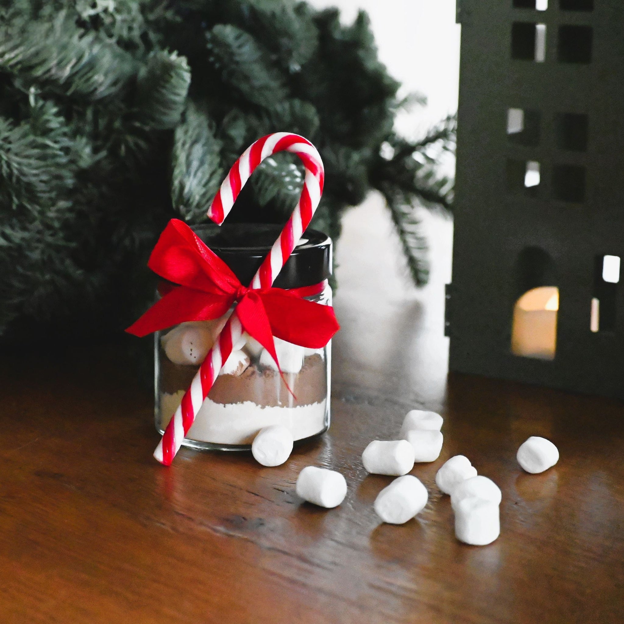 Wichtelgeschenk: Marshmallow Kakao Mix im Glas – Pelster's
