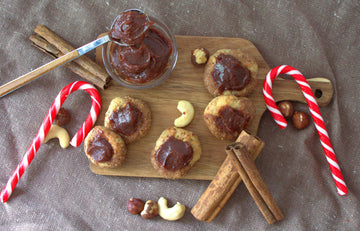 Engelsaugen - Weihnachtsplätzchen mit Pelster's Nusscreme