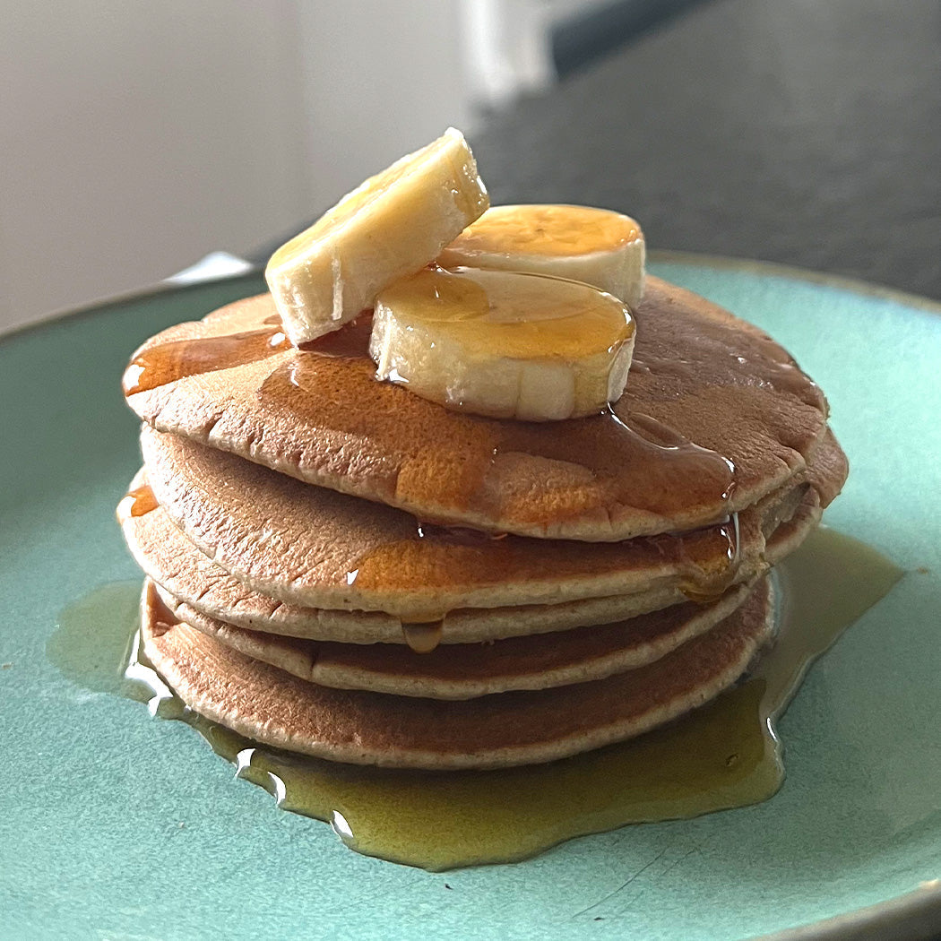 Pancakes mit Haferdrink ohne Industriezucker