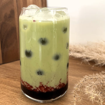 Blueberry Iced Matcha