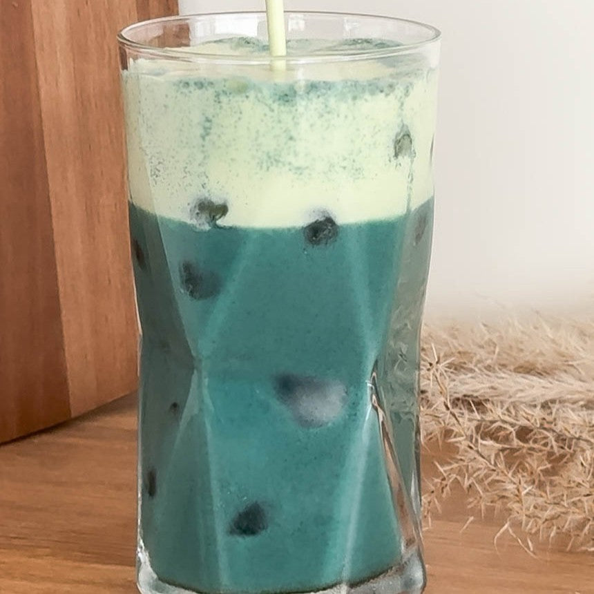 Blue Coconut Matcha Cloud