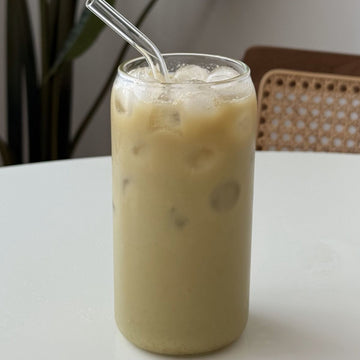 Iced Earl Grey Oat Milk Matcha