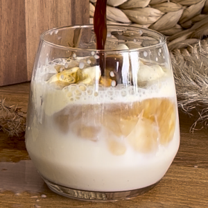 Eiskaffee mit Haferdrink