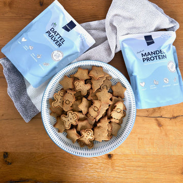 Industriezuckerfreie, vollwertige Ausstechkekse, gesund und lecker und perfekt zum backen mit Kindern