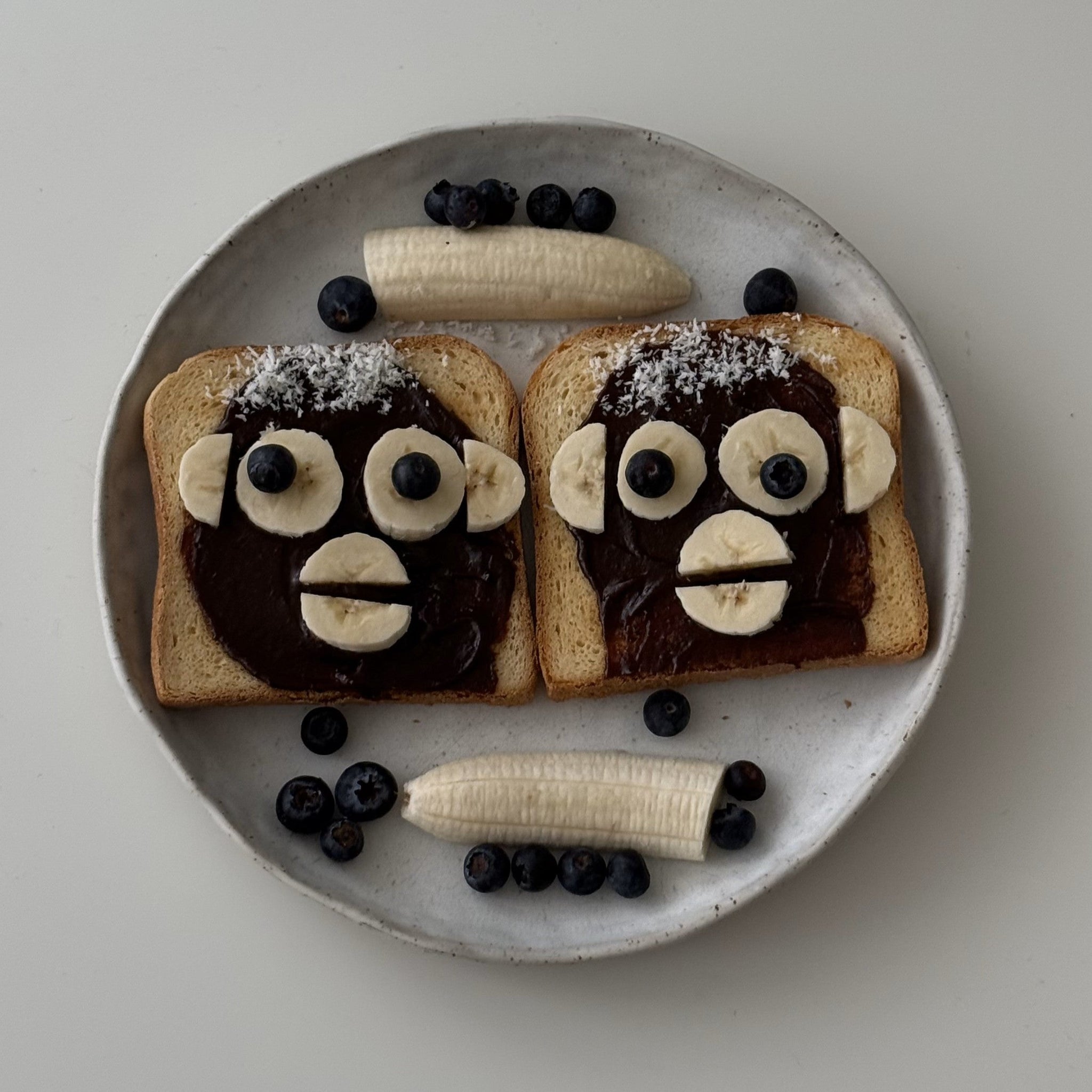 Lustiger Monkey-Toast