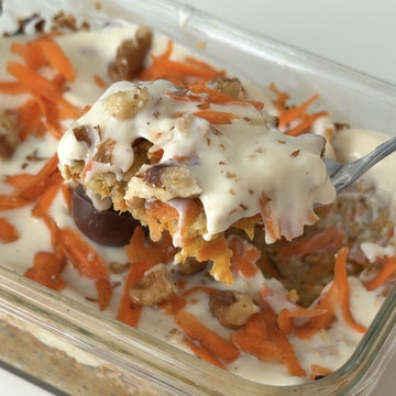 Saftige Carrot Cake Baked Oats