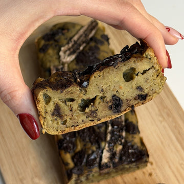 Saftiges high protein Matcha Bananenbrot 