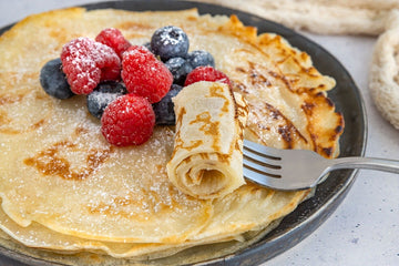 Fluffige Pfannkuchen mit Haferdrink