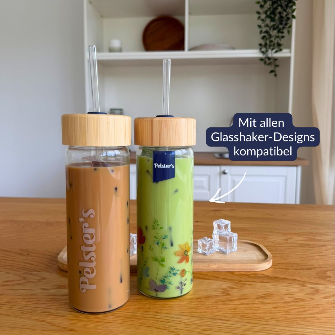 Bambusdeckel mit Glasshaker_Strohhalm
