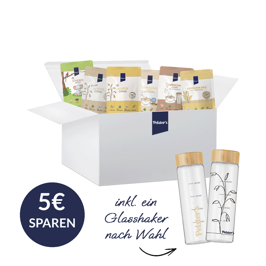 Bestseller Probierbox inkl. einem Glasshaker