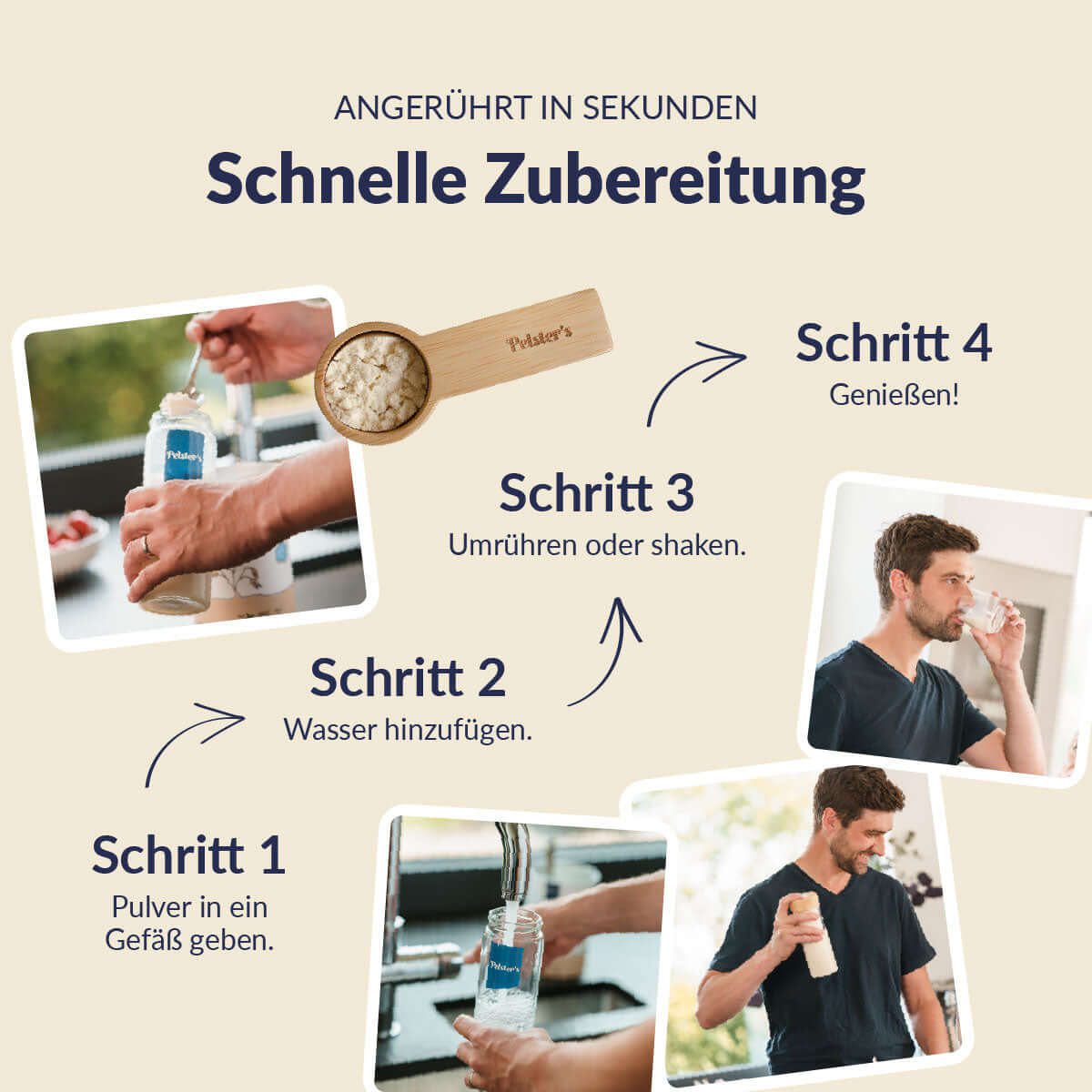 Bio Haferdrink Schritt für Schritt Zubereitung 