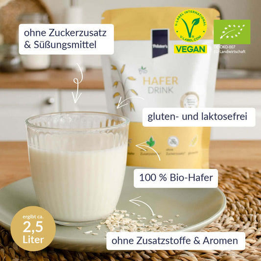 Bio Haferdrink mit USPs