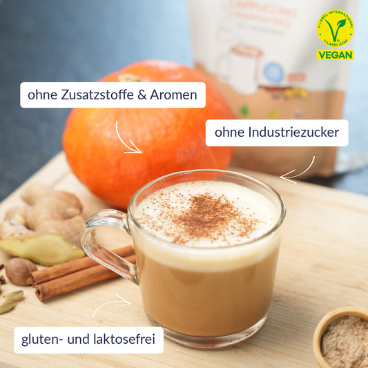 Cappuccino Pumpkin Spice mit Haferdrink - Limited Edition