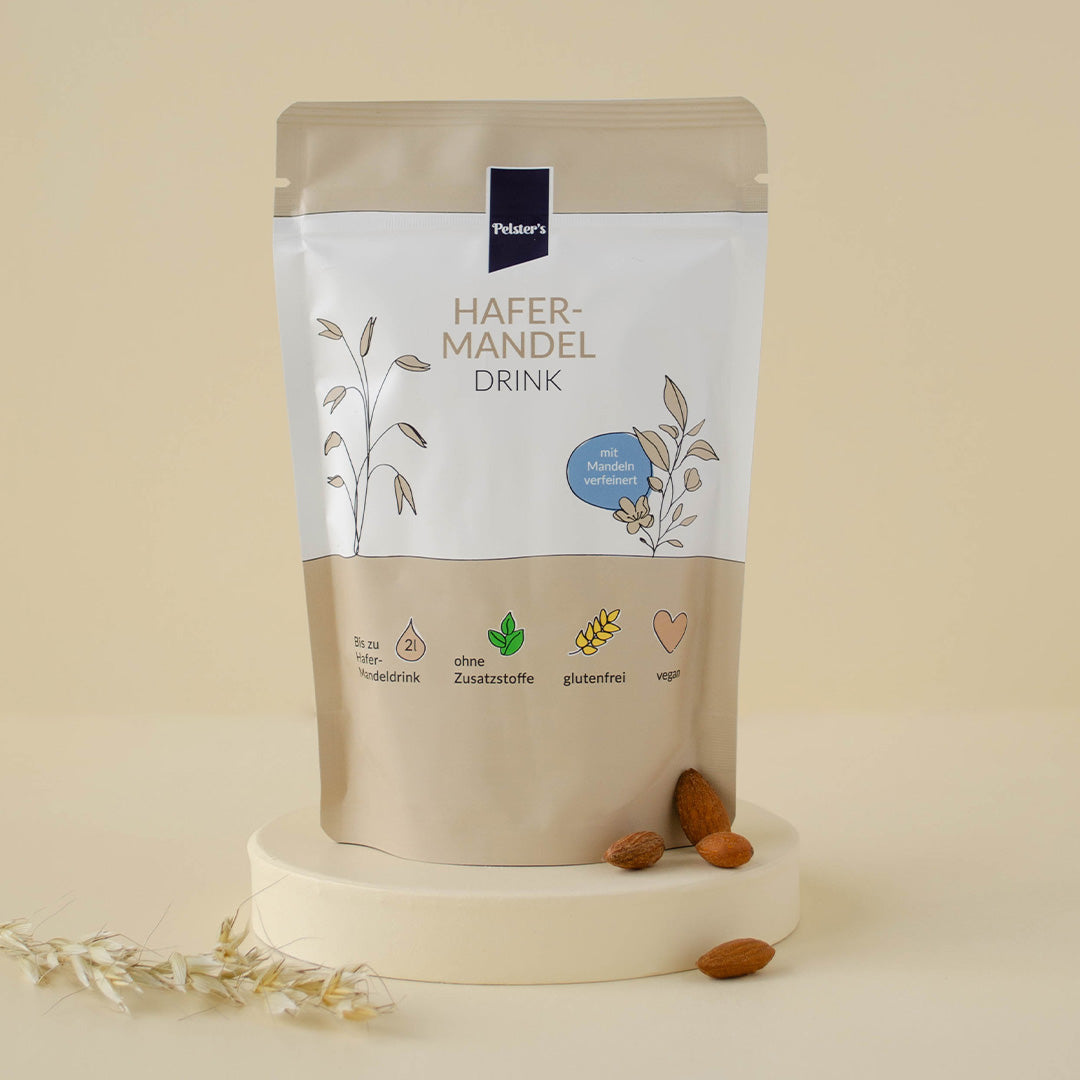 Hafer-Mandel-Drink-Beutel 