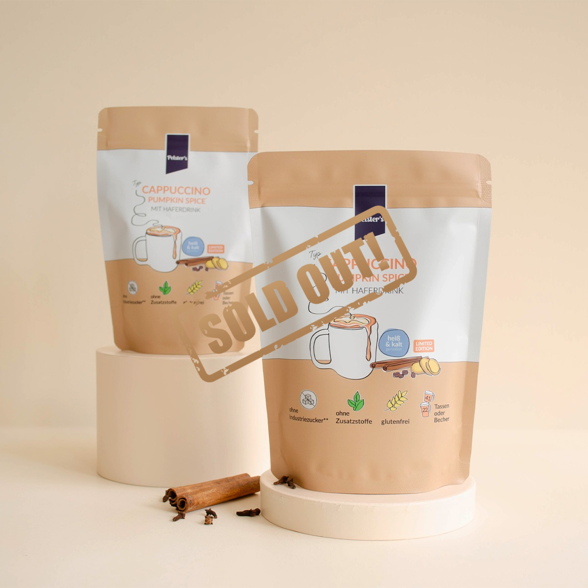 Cappuccino Pumpkin Spice mit Haferdrink - Limited Edition