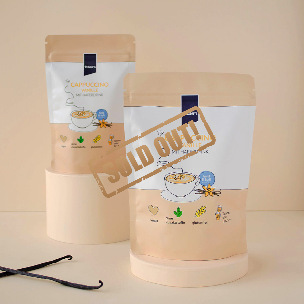 Cappuccino Vanille mit Haferdrink