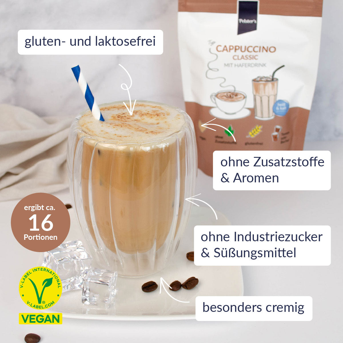Iced Latte mit USPs