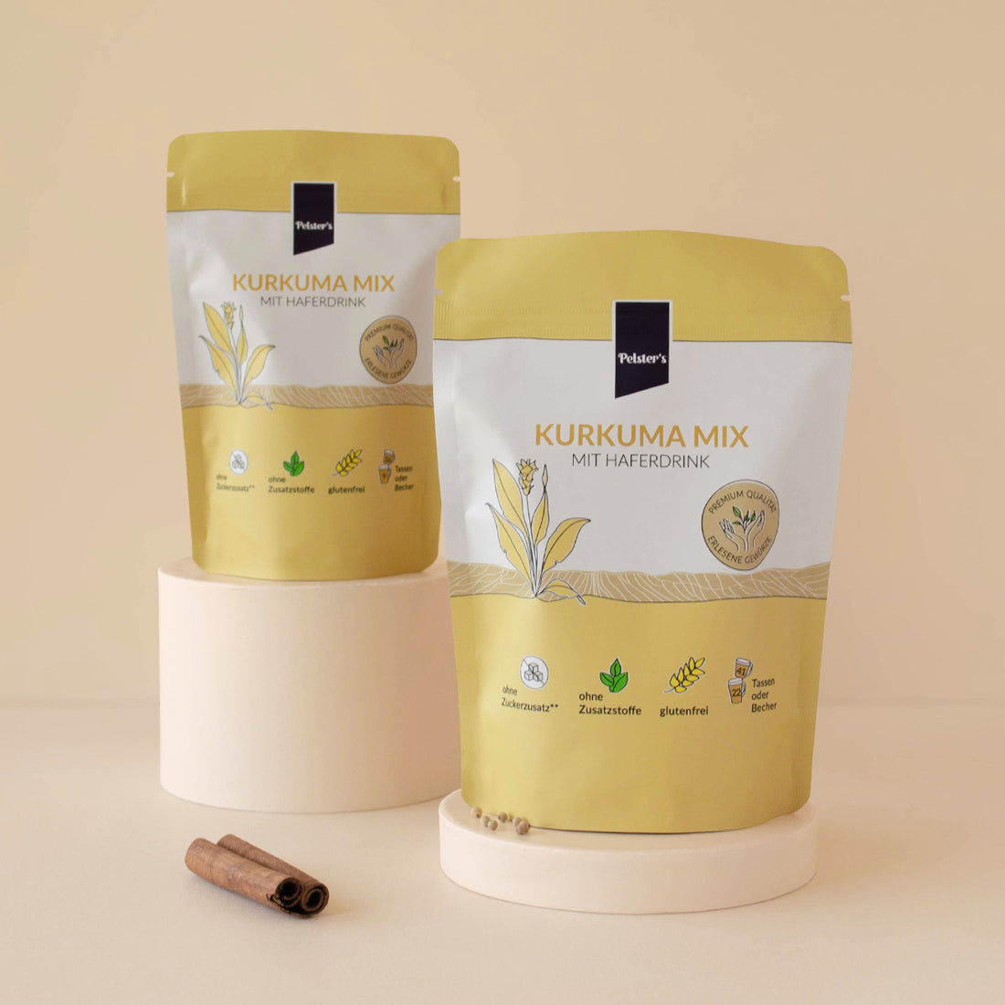 Kurkuma Mix mit Haferdrink 