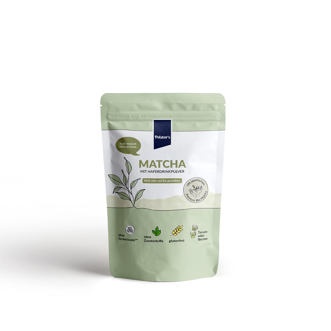 Matcha mit Haferdrink 