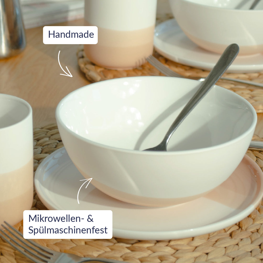 Pelster's Frühstücksschale in stilvollen Farben. 