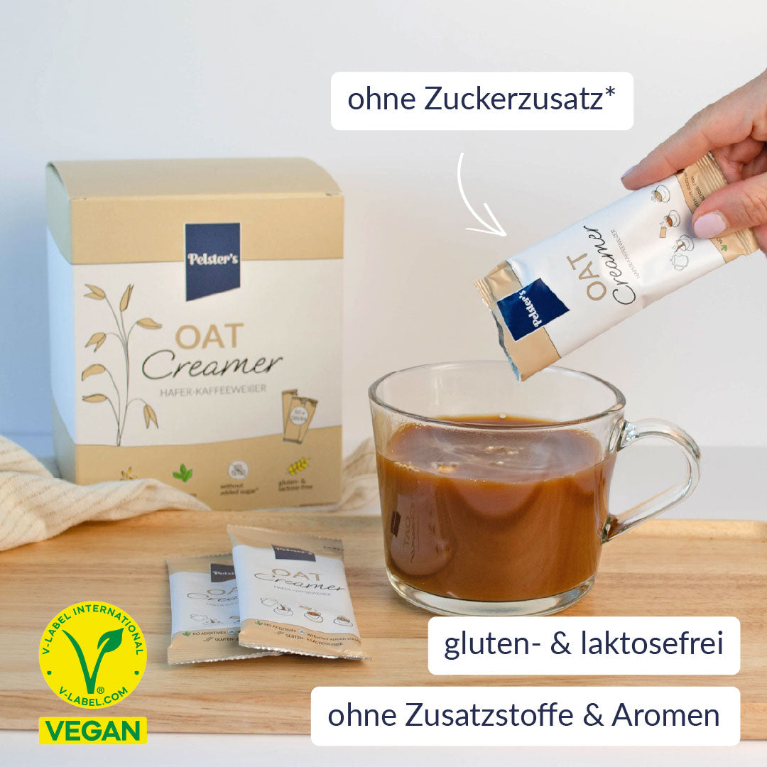 Oat Creamer in Benutzung mit USPs