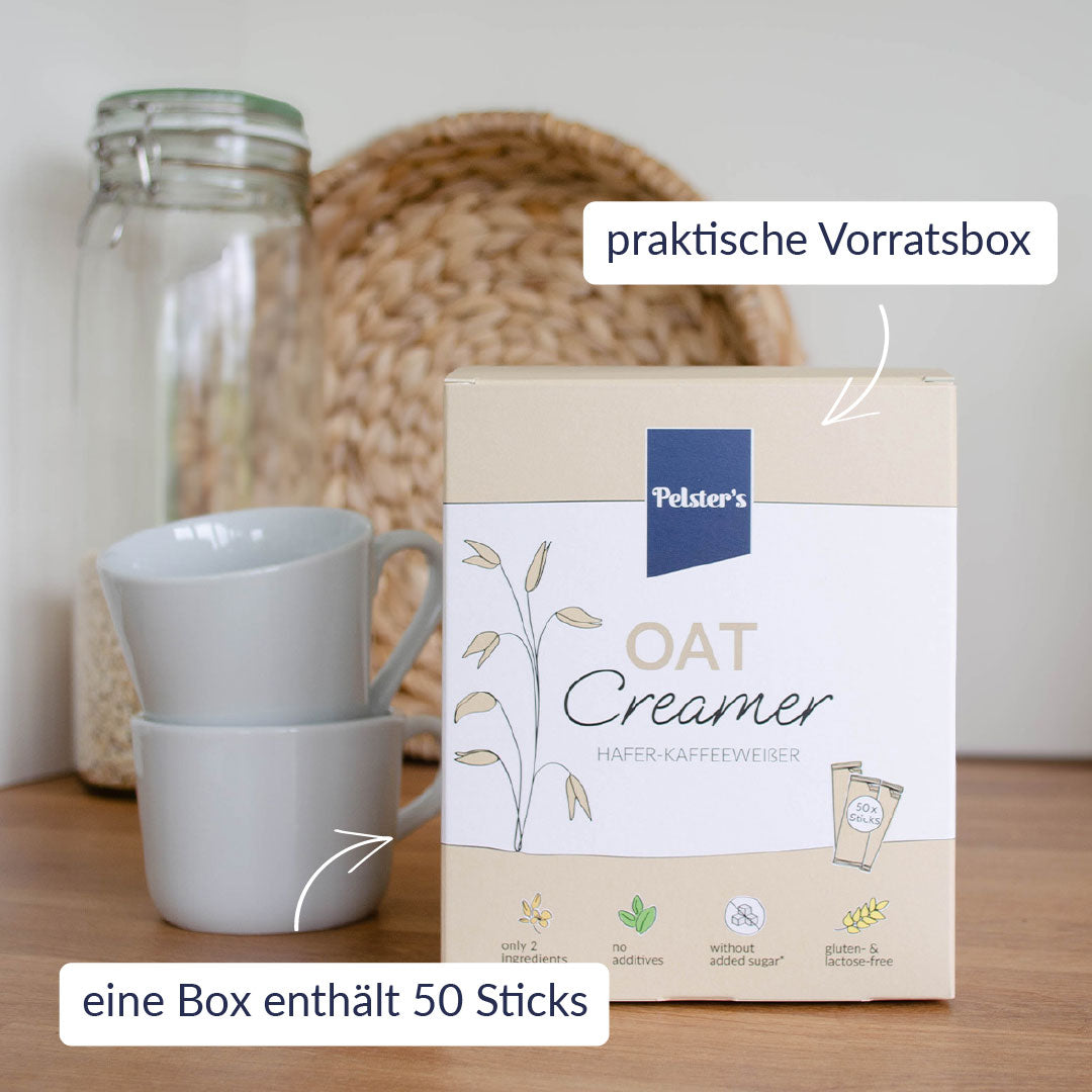 Oat Creamer Box mit USPs 