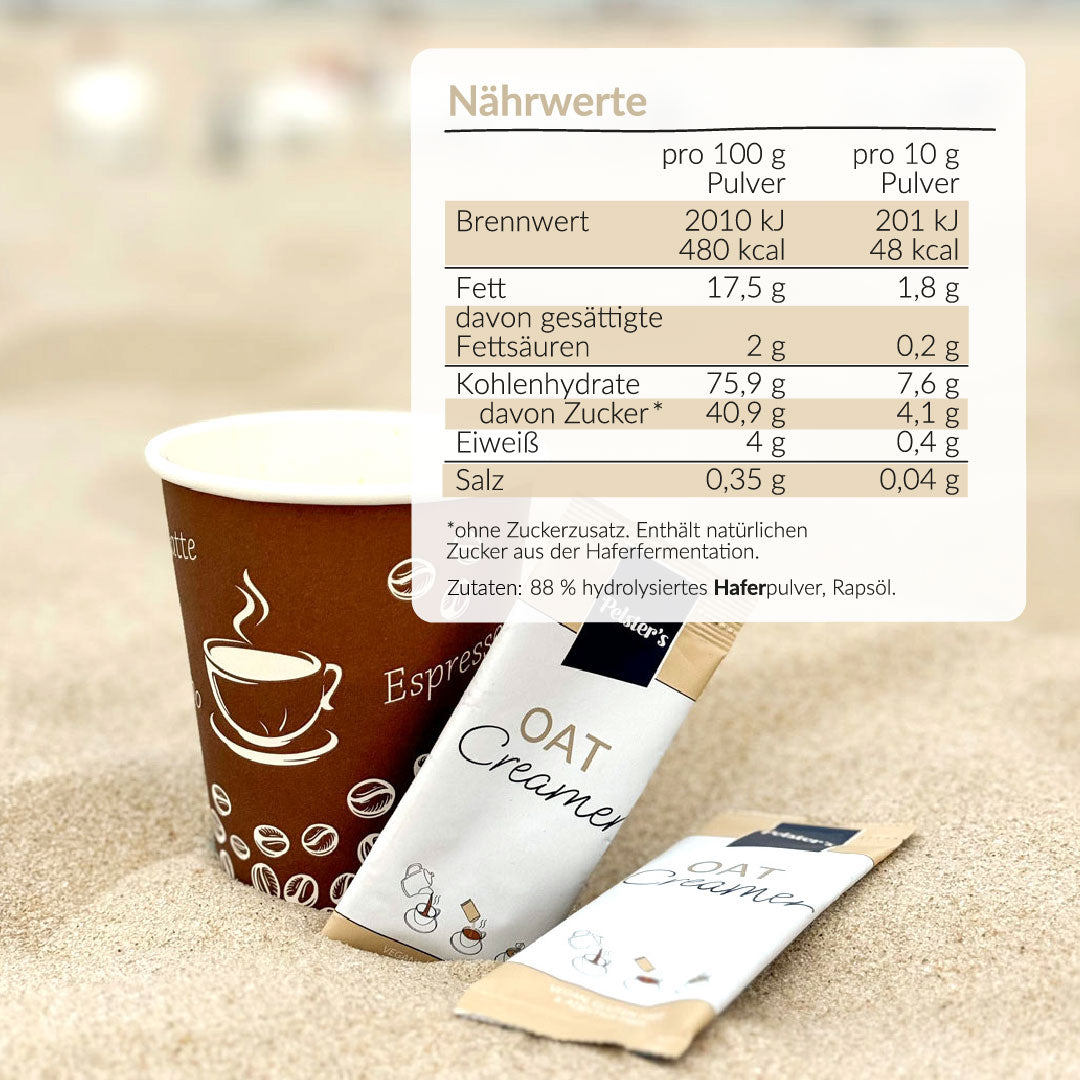 Oat Creamer Nährwerte 
