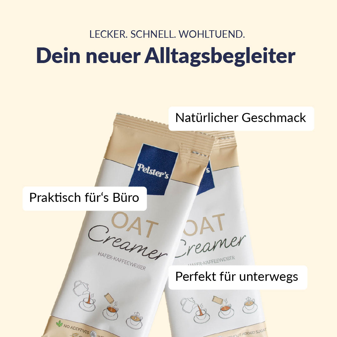 Oat Creamer Stcisk mit USPs