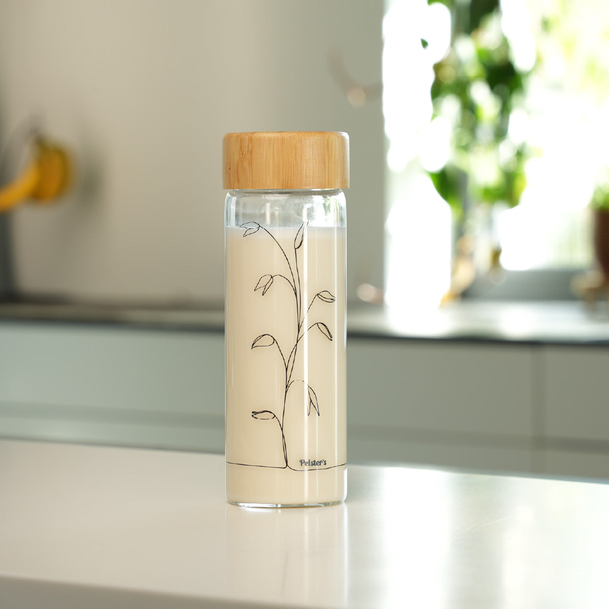 Pelster's Glasshaker oat  mit Haferdrink 