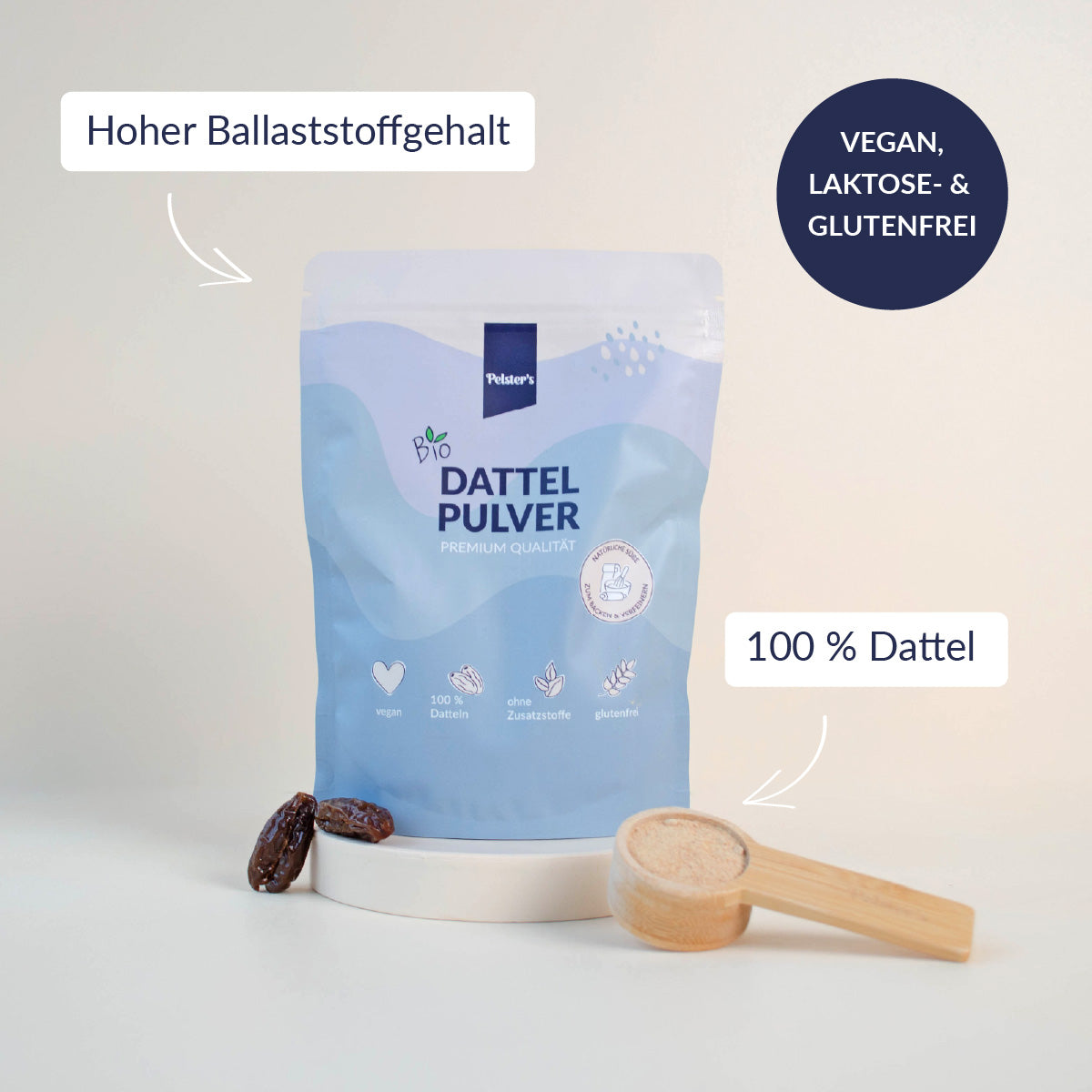Dattelpulver mit USPs