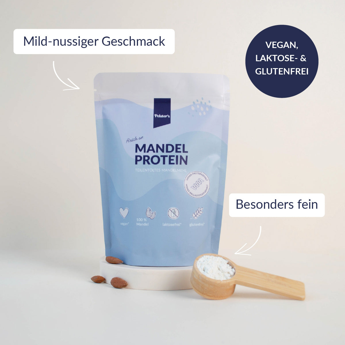 Mandelprotein mit USPs