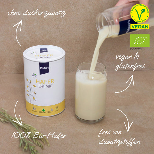 Organic oat drink powder