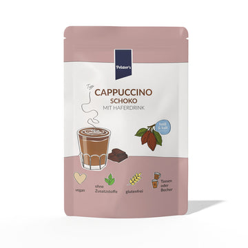 Cappuccino chocolate with oat drink