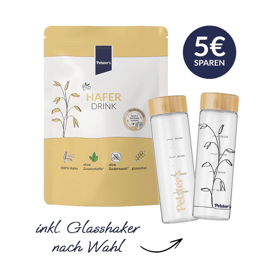 Bio Haferdrink Starter Bundle + Glashaker